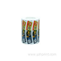 Custom Logo Label Self Adhesive Thermal Sticker Rolls